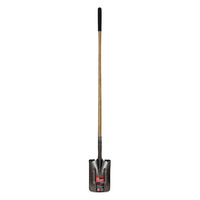 AgBoss Post Hole Square Shovel - Wooden Handle