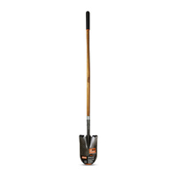 AgBoss Post Hole Shovel Round - Long Wooden Handle