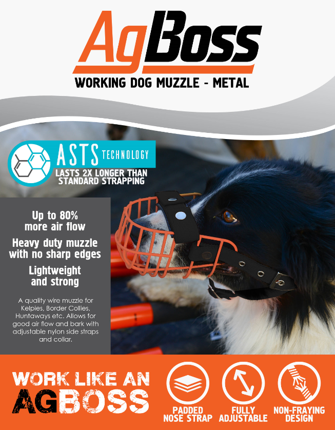 working dog muzzles australia