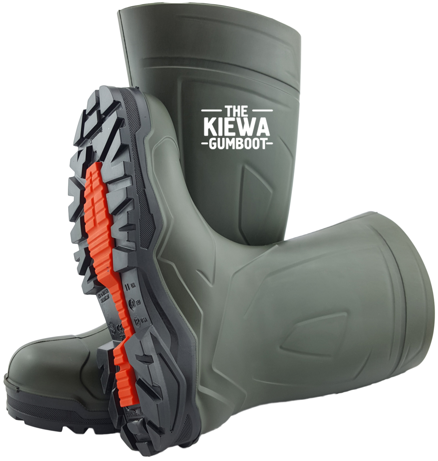 KIEWA Gumboot O4 Size EU46 AU11 Kiewa by AgBoss
