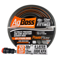 AgBoss Premium Hose 12mmx30m (Fitted)