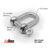 D Shackle 6mm