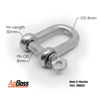 D Shackle 8mm