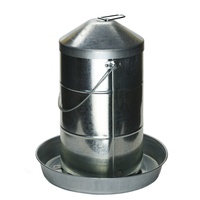 AgBoss Galvanised Poultry Feeder 15kg