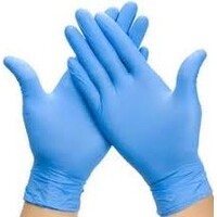 ApolloBlue Nitrile Powder Free Examination Gloves- 100 Gloves Medium
