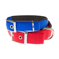 Nylon Padded Dog Collar - 25mmx55cm (22")