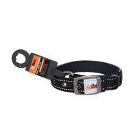 AgBoss Black Dog Collar | 25mm x 45cm (18")  
