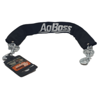AgBoss Dog Ute Chain with snap hooks 4mm x 500mm