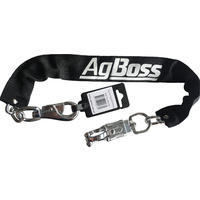 AgBoss Dog Ute Chain with Bull & Panic Snap 5mm x 500mm