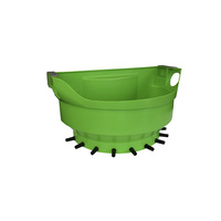 Eco Portable 10 Teat, Fence/Rail Drinker, 60 litre - Lime