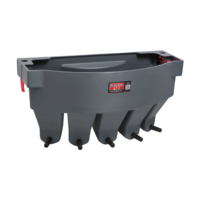 Milk Bar 5 Teat Drinker with Ezi Lock, 30 litre, Compartment