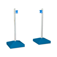 Jump Wing Keyhole Square Base & Cup - Teal (1pr)