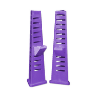 Tri-Jump Stand & Cup - Purple (1pr)