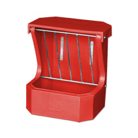 Hay Rack Feeder with Lid - Red