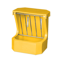 Hay Rack Feeder with Lid - Yellow