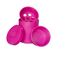 Grazer Feed Bin, Hay + Water Inserts + Lid - Pink