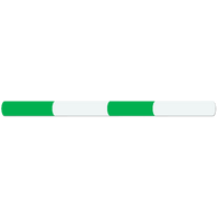Jump Pole 2.4m long Natural & Green