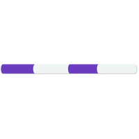 Jump Pole 2.4m long Natural & Purple