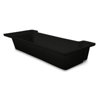 Snack Bar Multi-Purpose Trough, 12 litre - Black