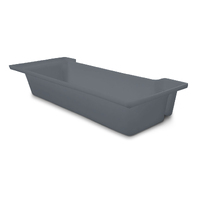 Snack Bar Multi-Purpose Trough, 12L - Grey