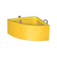 Corner Feeder, 45 litre - Yellow
