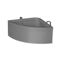 Corner Feeder, 45 litre - Grey