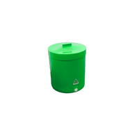 Feed Bin + Lid WITHOUT Inserts Green