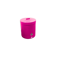 Feed Bin + Lid WITHOUT Inserts Pink