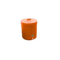 Feed Bin + Lid WITHOUT Inserts Orange