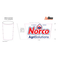 Cylinder 100ml PourMaxx - Norco - 3 colour print