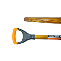 Replacement Wooden Handle Plastic D Straight 85cm