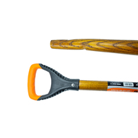 Replacement Wooden Handle Plastic D Single Bend 85cm