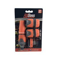 AgBoss Hose Connector w Spray Nozzle Set