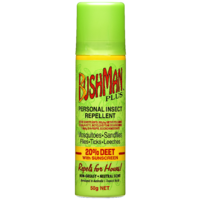 Bushman 'Plus' Aerosol - 20% Deet with Sunscreen (50g)
