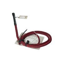 Karaka Stock Whip 4' (red/black)