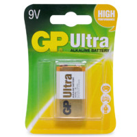 Battery 9V Ultra Alkaline GP Brand - Card of 1.