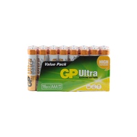 1.5V Ultra Alkaline AAA GP Brand - Pack of 16.