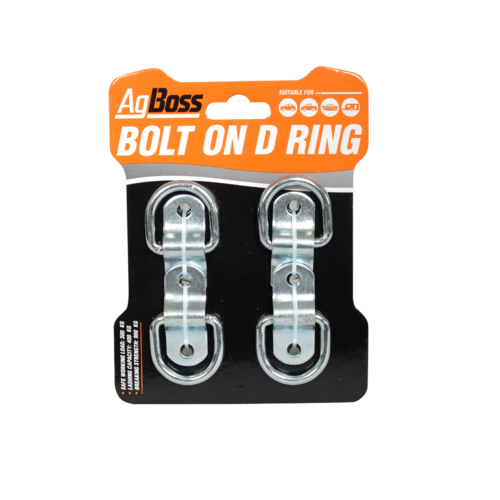 AgBoss Bolt On D Ring Anchor 4 Pack - SWL 300kg