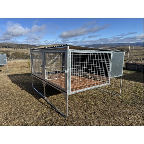 SDK Flat Pack, 2 bay Kennel