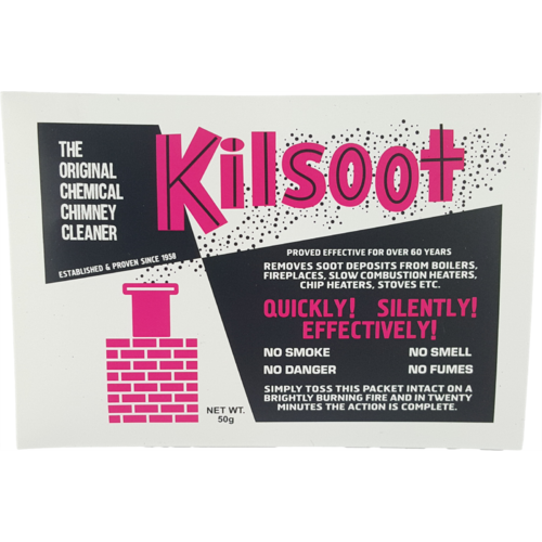 Kilsoot Chimney Cleaner - 24 x 50g Sachet in Counter Display Box
