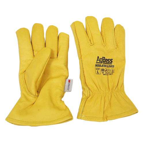 Agboss 3M Thinsulate Leather Gloves | L  