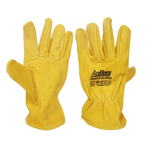 AgBoss Rigger Superior Grade Leather Gloves | XL