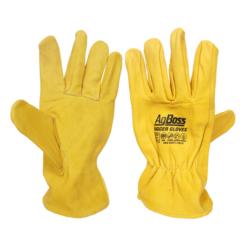 AgBoss Rigger Superior Grade Leather Gloves | L