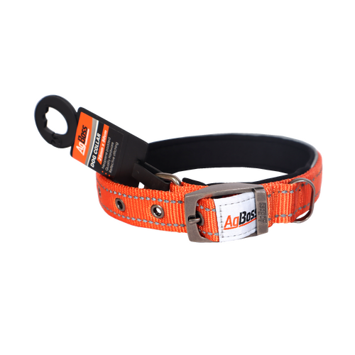 AgBoss Orange  Dog Collar | 25mm x 50cm (20")  