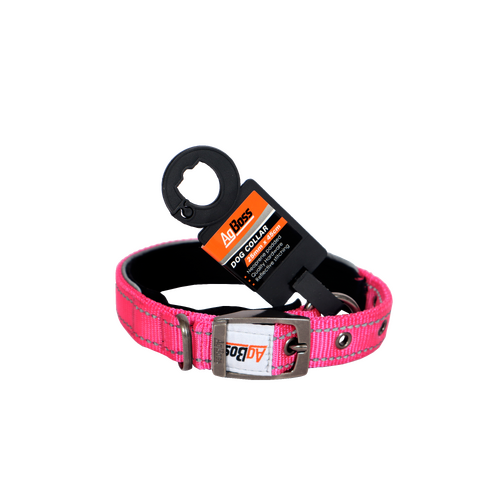 AgBoss Hot Pink Dog Collar | 25mm x 45cm (18")  