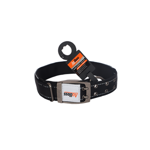 AgBoss Black Dog Collar | 40mm x 70cm (28")