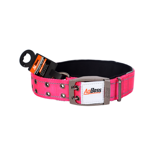 AgBoss Hot Pink Dog Collar | 40mm x 60cm (24") 