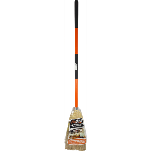 AgBoss 8 Tie Millet Broom with Cane Inserts