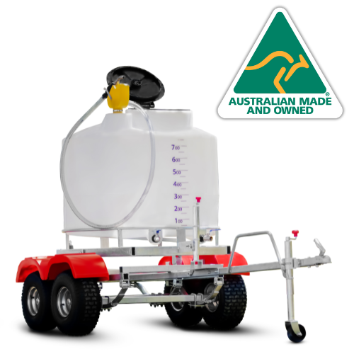 500L Tandem Axle Mobile Milk Kart