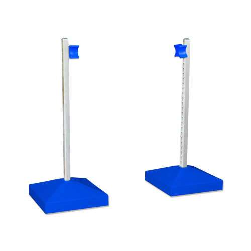 Jump Wing Keyhole Square Base & Cup - Blue (1pr)